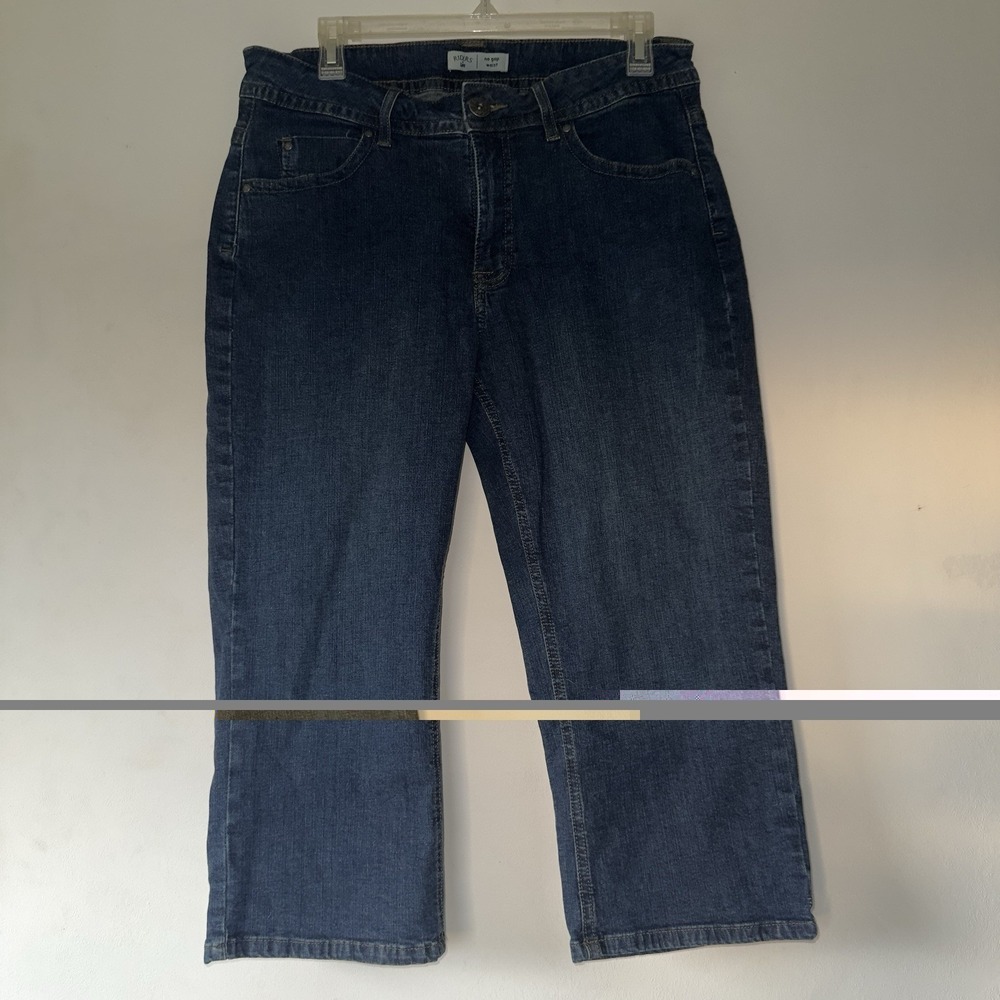 Lee Riders Women's Jean Capri Dark Blue No Gap Waist - Picture 4 of 6